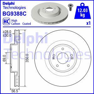 Delphi BG9388C - Гальмівний диск avtolavka.club