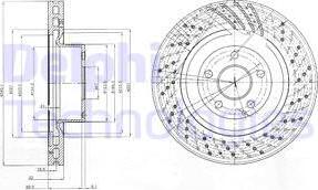 Delphi BG9754 - Гальмівний диск avtolavka.club