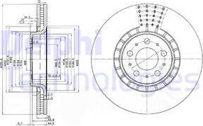 Delphi BG9783C - Гальмівний диск avtolavka.club