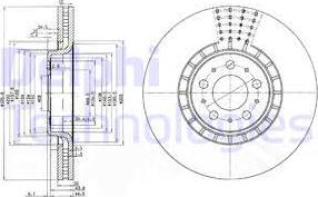 Delphi BG9783 - Гальмівний диск avtolavka.club