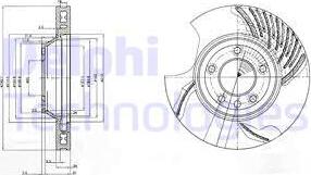 Delphi BG9774 - Гальмівний диск avtolavka.club