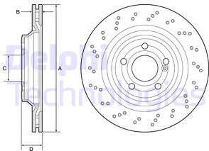 Brembo 09.B743.51 - Гальмівний диск avtolavka.club