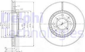 Delphi BG4049C - Гальмівний диск avtolavka.club