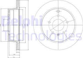 Delphi BG4069 - Гальмівний диск avtolavka.club