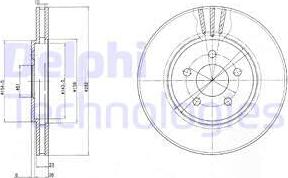 Delphi BG4000 - Гальмівний диск avtolavka.club