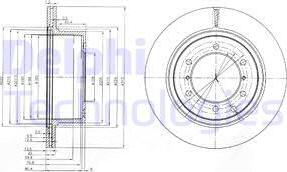 Delphi BG4014 - Гальмівний диск avtolavka.club