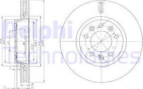 Delphi BG4084 - Гальмівний диск avtolavka.club