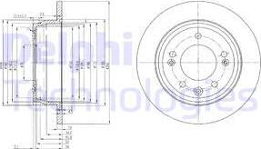 Delphi BG4082 - Гальмівний диск avtolavka.club