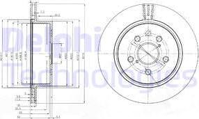 Delphi BG4024 - Гальмівний диск avtolavka.club