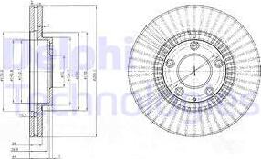 Delphi BG4027 - Гальмівний диск avtolavka.club