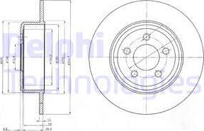 Delphi BG4074 - Гальмівний диск avtolavka.club