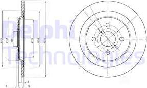 Delphi BG4076 - Гальмівний диск avtolavka.club