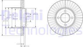 Delphi BG4117 - Гальмівний диск avtolavka.club