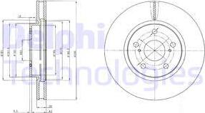 Delphi BG4139 - Гальмівний диск avtolavka.club