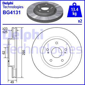 Delphi BG4131 - Гальмівний диск avtolavka.club