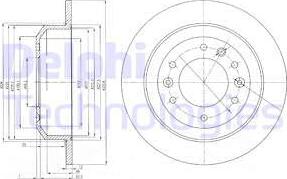 Delphi BG4138 - Гальмівний диск avtolavka.club