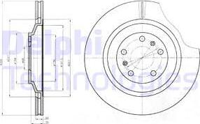 Delphi BG4292 - Гальмівний диск avtolavka.club