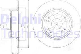 Delphi BG4249 - Гальмівний диск avtolavka.club