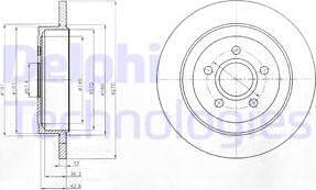 Delphi BG4245 - Гальмівний диск avtolavka.club