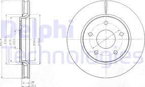 Delphi BG4248 - Гальмівний диск avtolavka.club