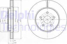 Delphi BG4253 - Гальмівний диск avtolavka.club