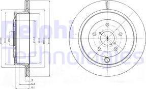 Delphi BG4267 - Гальмівний диск avtolavka.club