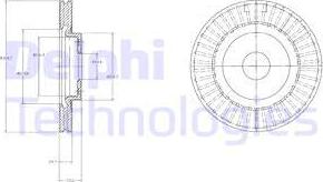 Delphi BG4214 - Гальмівний диск avtolavka.club