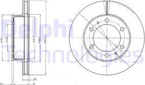 Delphi BG4211C - Гальмівний диск avtolavka.club