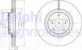 Delphi BG4235 - Гальмівний диск avtolavka.club