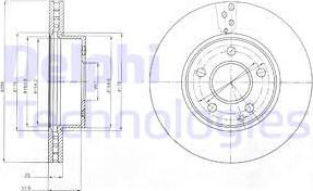 Delphi BG4227 - Гальмівний диск avtolavka.club