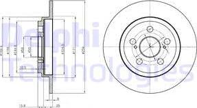 Delphi BG4272 - Гальмівний диск avtolavka.club