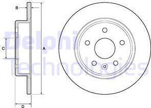 DJ Parts BD3018 - Гальмівний диск avtolavka.club