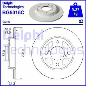 Delphi BG5015C - Гальмівний диск avtolavka.club