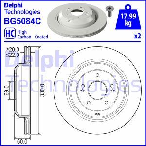 Delphi BG5084C - Гальмівний диск avtolavka.club