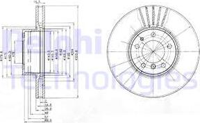 Delphi BG670 - Гальмівний диск avtolavka.club