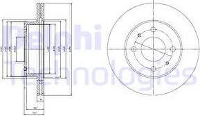 Delphi BG3946 - Гальмівний диск avtolavka.club