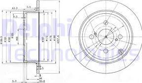 Delphi BG3889 - Гальмівний диск avtolavka.club