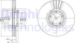 BENDIX 561625 B - Гальмівний диск avtolavka.club