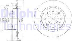 Delphi BG3336 - Гальмівний диск avtolavka.club