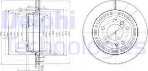 Delphi BG3214 - Гальмівний диск avtolavka.club