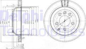 Delphi BG3775-C - Гальмівний диск avtolavka.club