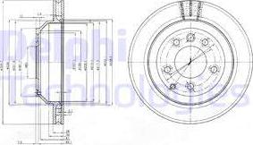 Delphi BG3775-C - Гальмівний диск avtolavka.club