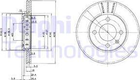 Delphi BG2982C - Гальмівний диск avtolavka.club