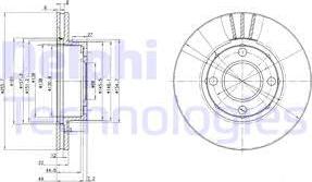 Delphi BG2668 - Гальмівний диск avtolavka.club