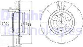 Delphi BG2688 - Гальмівний диск avtolavka.club