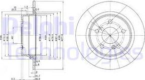 Delphi BG2676 - Гальмівний диск avtolavka.club