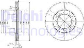 Delphi BG2808 - Гальмівний диск avtolavka.club