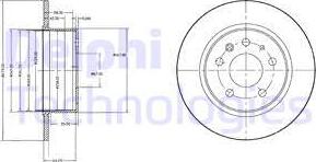 Delphi BG2240 - Гальмівний диск avtolavka.club