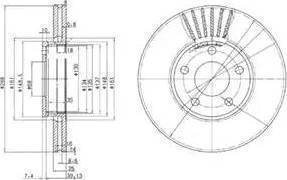 BOSCH 0 986 479 877 - Гальмівний диск avtolavka.club