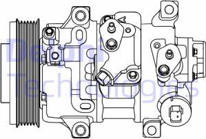 Delphi CS20478 - Компресор, кондиціонер avtolavka.club